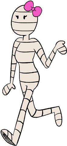 Mummy - Okko Let's Be Heroes Characters (327x496), Png Download