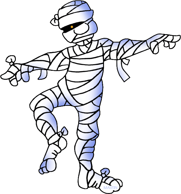Mummy - Clipart Mummy (606x648), Png Download