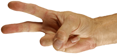 “suh, Dude” - Transparent Peace Hand Png (544x307), Png Download