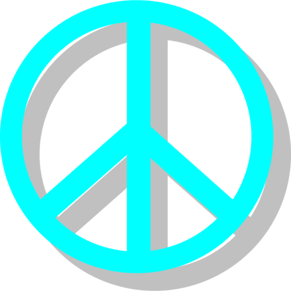 Peace Sign Vector Clip Art - Moschino Peace T Shirt (600x600), Png Download
