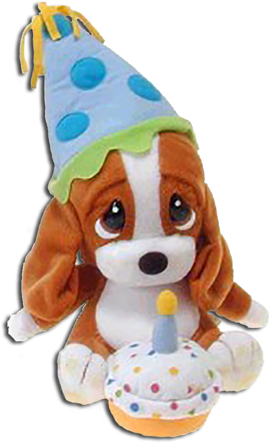 Puppies And Dogs Dressed Up For The Holidays - Happy Birthday Basset Hound Puppy (633x1000), Png Download
