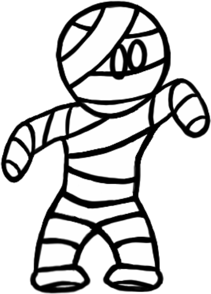 Mummy Dancing With Arms Up - Dancing Mummy Gif Png (618x618), Png Download