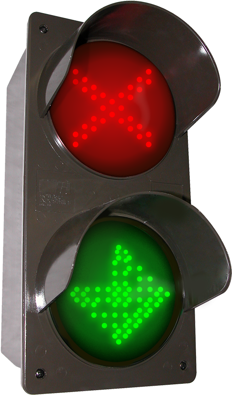 Led Traffic Controller X - Traffic Light Png Stop Go (500x836), Png Download