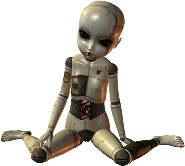 Creepy Png Transparent Image (600x612), Png Download