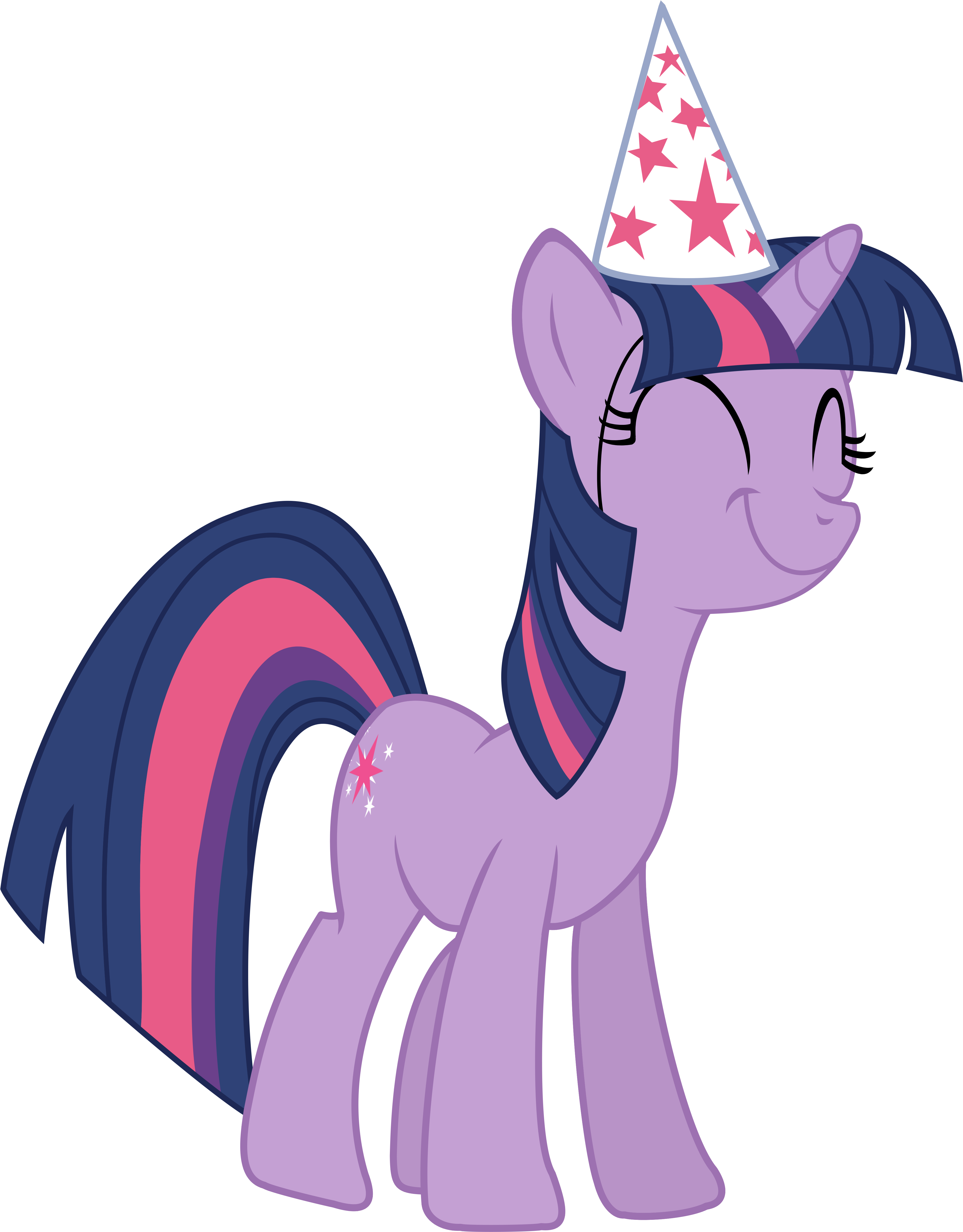 Clip Art Library Twilight In A Hat By Stricer On - My Little Pony Twilight Sparkle Party (4468x5817), Png Download