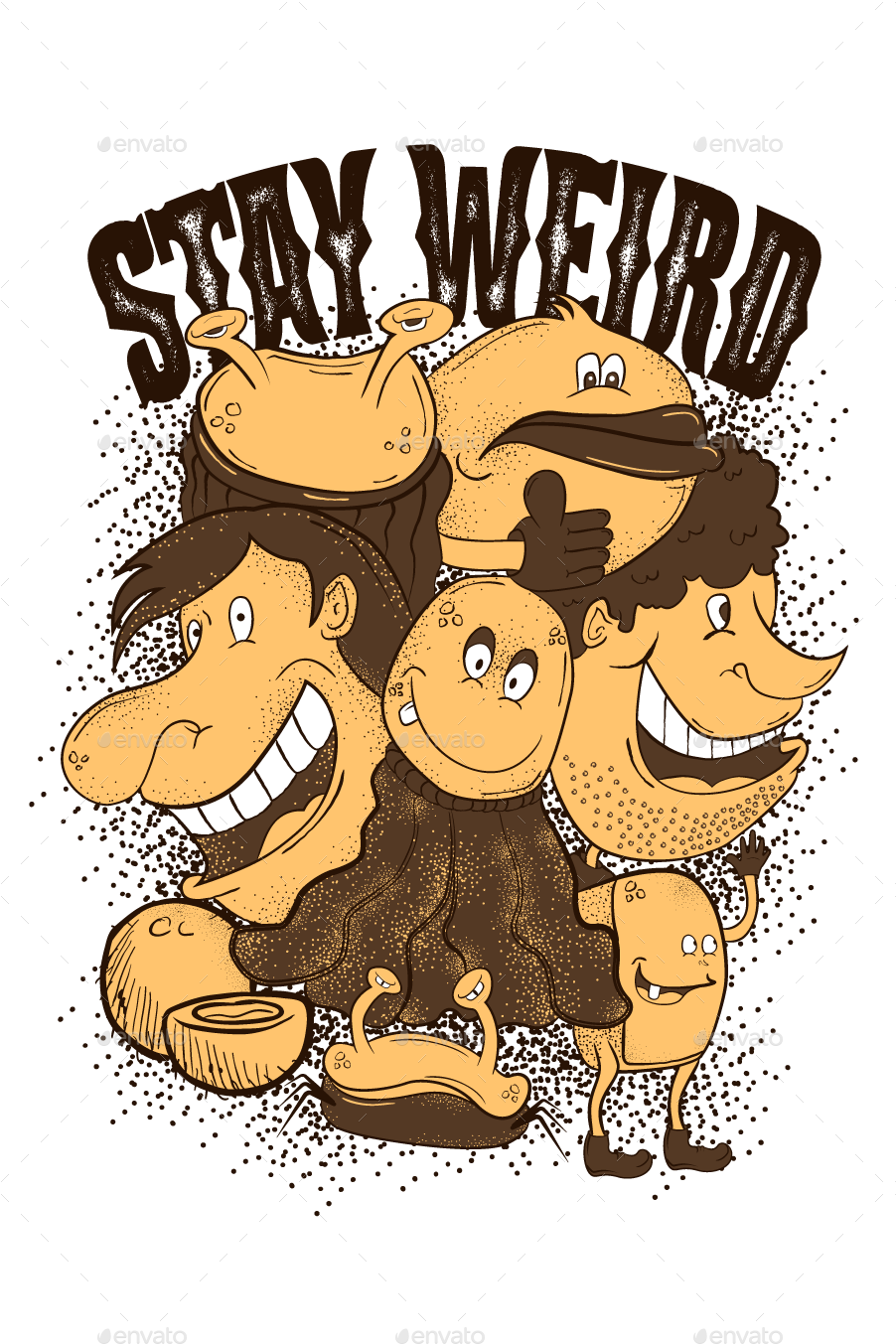 Thumb/stay Weird Png - Stay Weird T-shirt - Funny Weirdo I Love Giraffes Tee (907x1361), Png Download