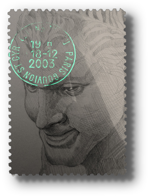 Artwork / Layout And Drawing / Postage Stamp Collection - Drawing (670x703), Png Download