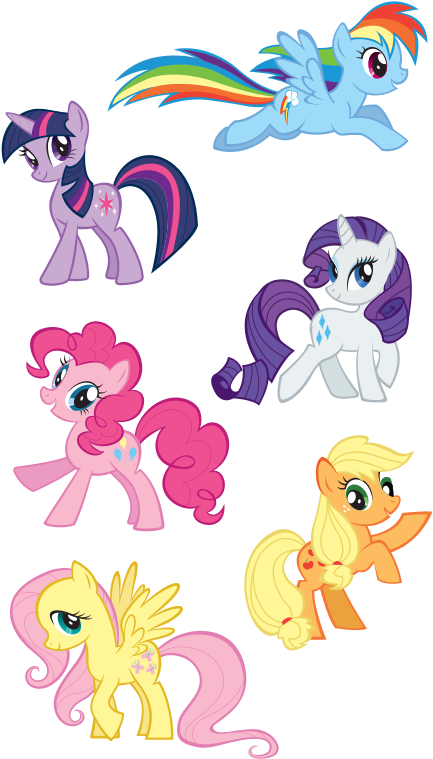 Svg My Little Pony Birthday Party, Birthday Parties, - Little Pony Friendship Is Magic (480x800), Png Download