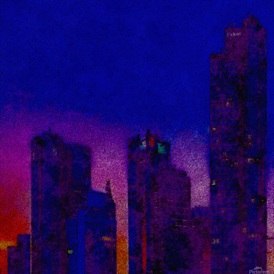 Canvas Print - Skyscraper (900x900), Png Download