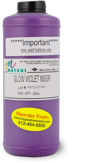 Matsui Glow Violet Msgr Pigment - Bottle (600x601), Png Download
