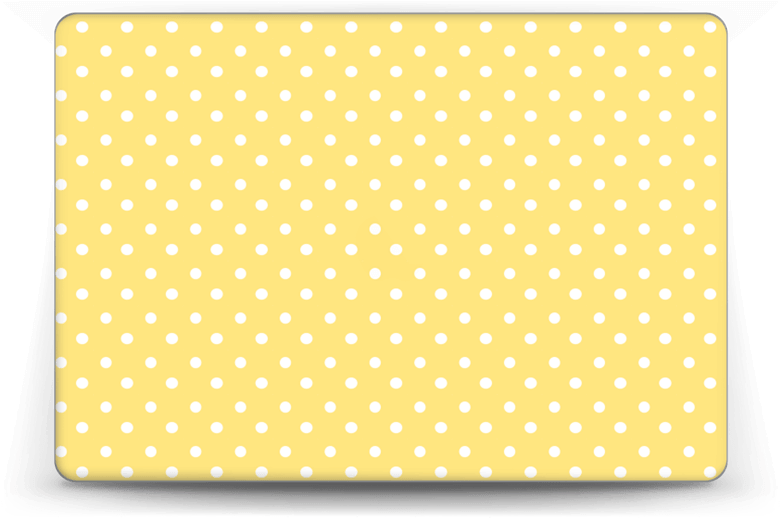 Yellow And White Dots - Circle (800x561), Png Download