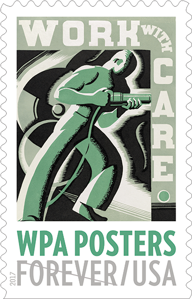 Stamp Stamp Stamp Stamp - Wpa Posters (600x600), Png Download