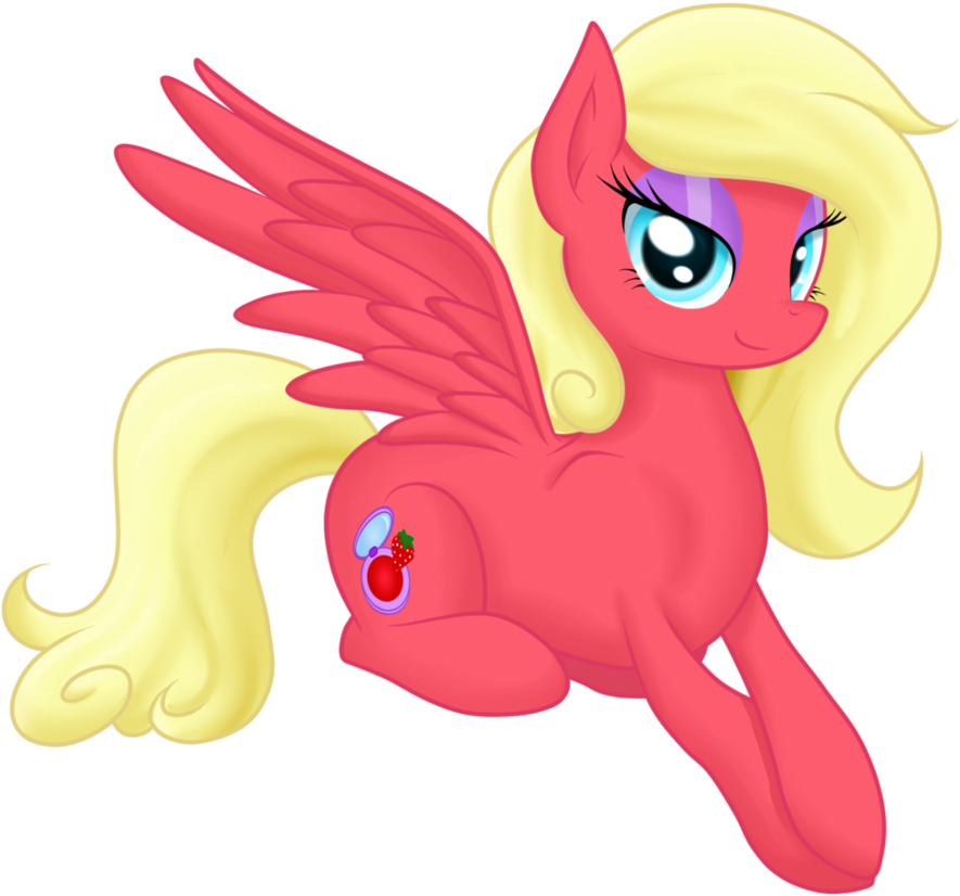 Strawberry Clipart My Little Pony - My Little Pony Png (929x861), Png Download