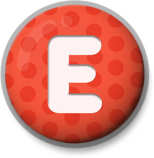Nick Jr Letter E (540x540), Png Download