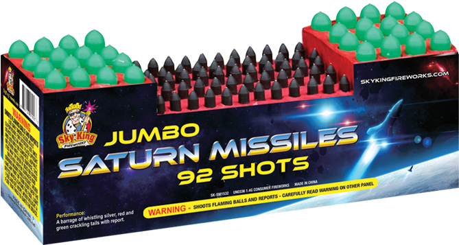Jumbo Saturn Missile 92 Shots - Lego (700x700), Png Download
