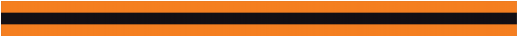 Orange & Black Triple Stripe Reflective Helmet Trim - Decal (468x468), Png Download