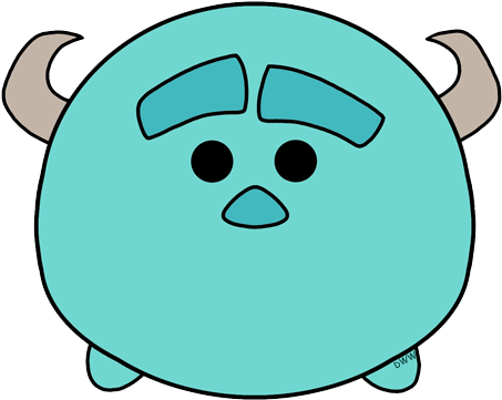 Com Imagesnewb3 Images Tsum-sulley Disney Tsum Tsum, - Tsum Tsum Mike And Sulley (454x369), Png Download