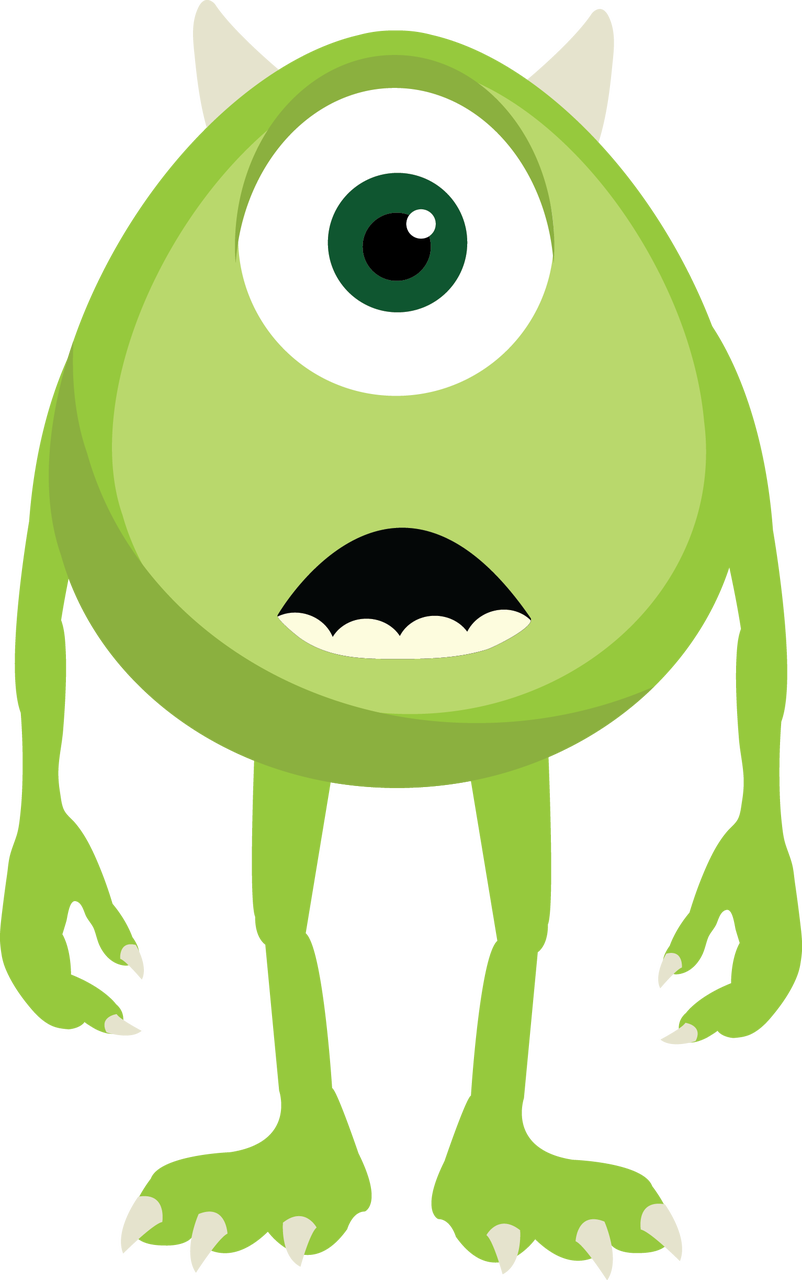 Green Monster Clip Art (802x1280), Png Download
