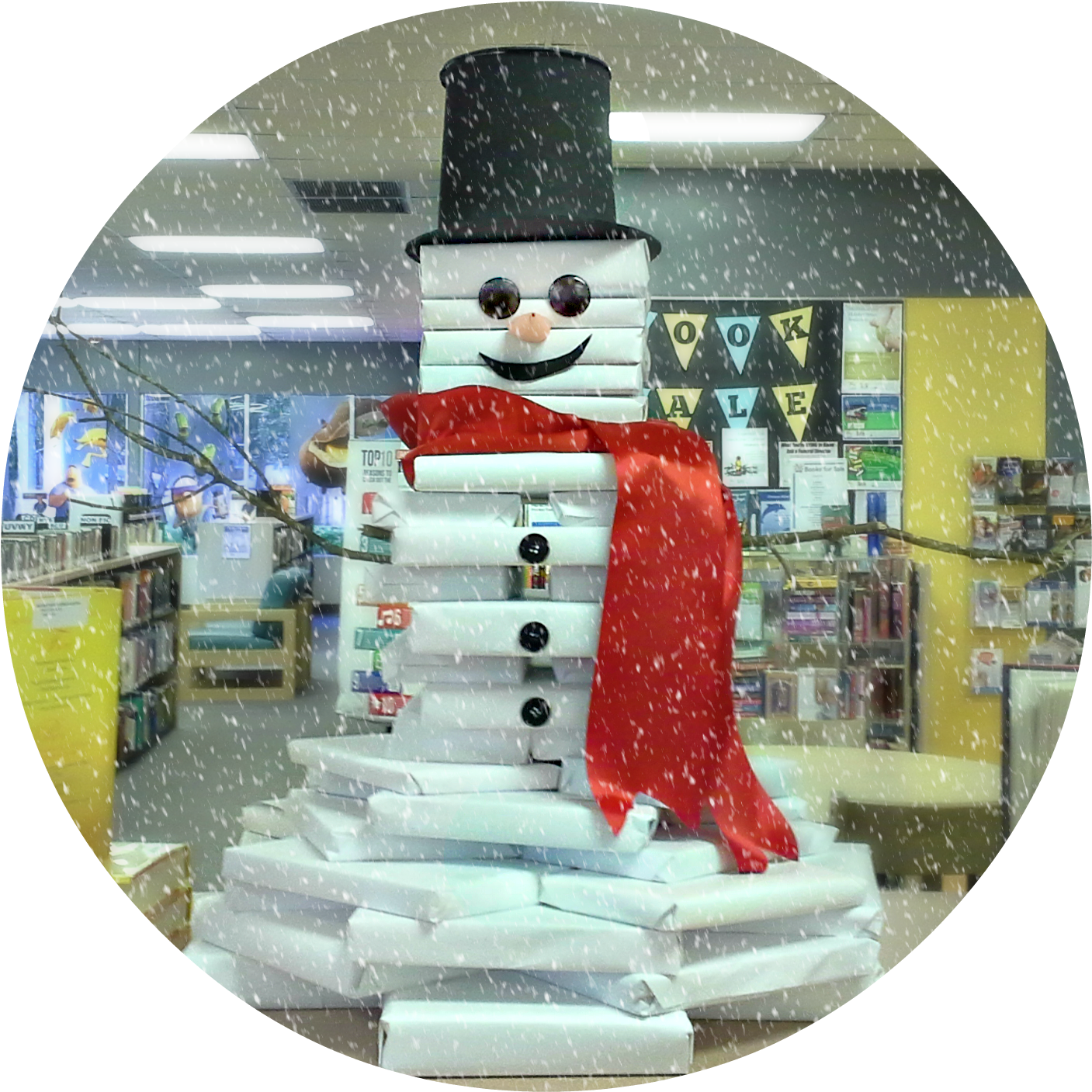 Frosty The Book Snowman A Holiday Library Display - Christmas Day (2154x1757), Png Download