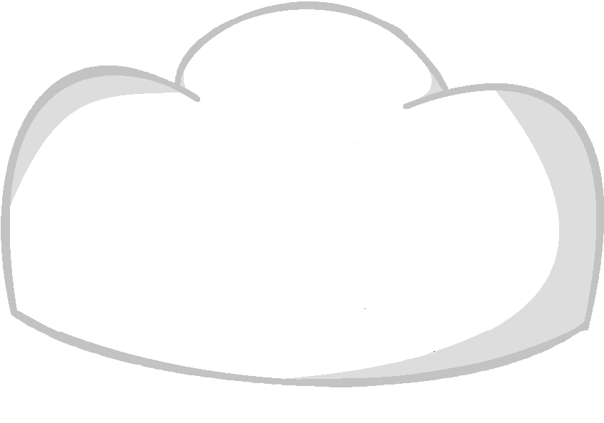 Fart Cloud Asset - White Cloud Vector Png (977x671), Png Download
