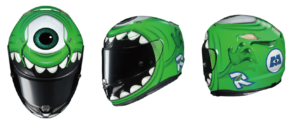 A8b863f8 5f51 4232 Ab94 288962bc4879 - Hjc Rpha 11 Mike Wazowski (1000x417), Png Download