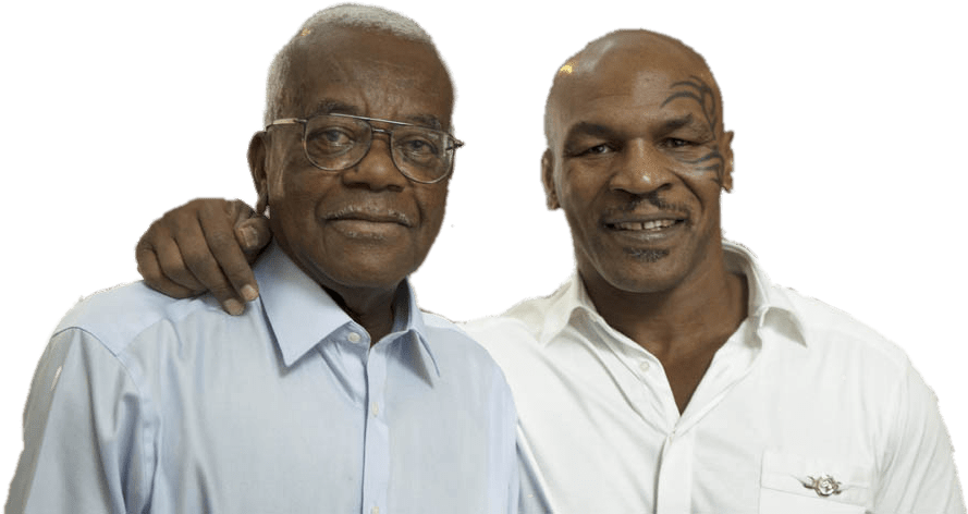 Trevor Mcdonald And Mike Tyson Png - Elder (1000x495), Png Download