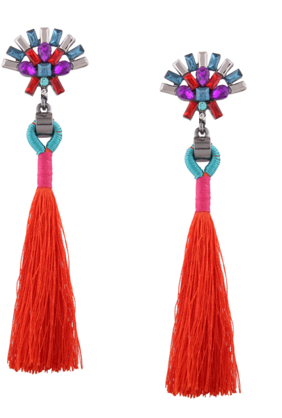 My Chic La Vie - Korean Women Jewelry Earrings Rhinestone Geometric (600x600), Png Download