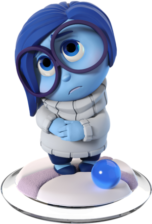 Https - //static - Tvtropes - Org/pmwiki/pub/images/ - Disney Infinity Inside Out Sadness (309x448), Png Download