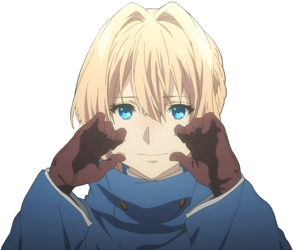 View Samegoogleiqdbsaucenao Violet Smile Saturated - Violet Evergarden Violet Icon (1254x1080), Png Download