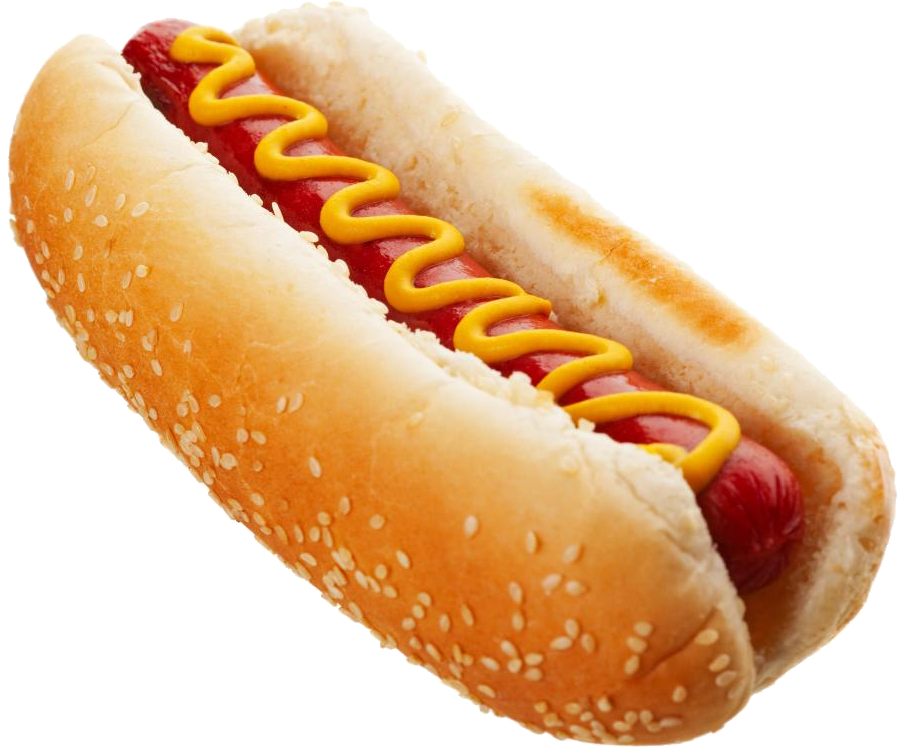 Transparent Background Hot Dog Png (898x748), Png Download