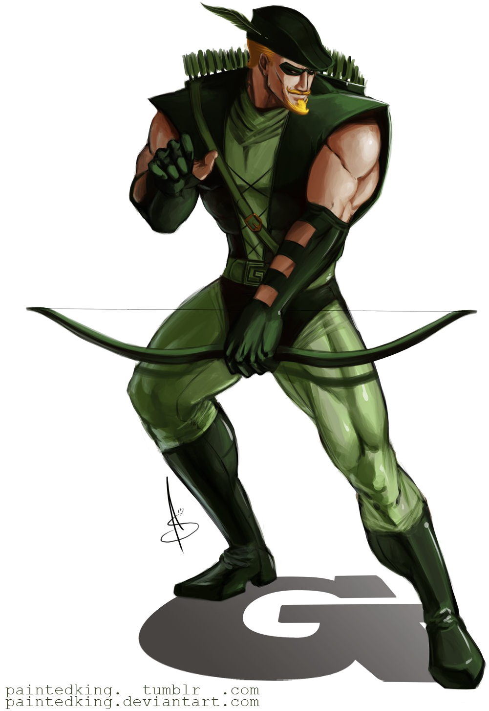 Green Arrow Transparent Image - Greenarrow Png (1202x1500), Png Download