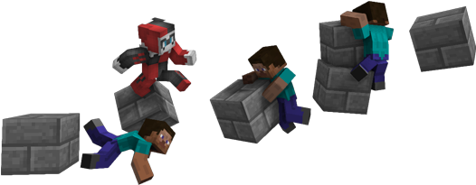 Pleashies Elite Member - Minecraft Parkour Png (565x276), Png Download