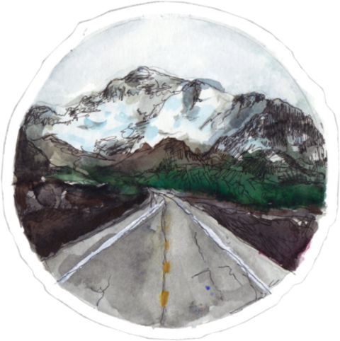 Largest Collection Of Free To Edit Hills Yosemite National - Mountains Sketch Hoodie (480x482), Png Download