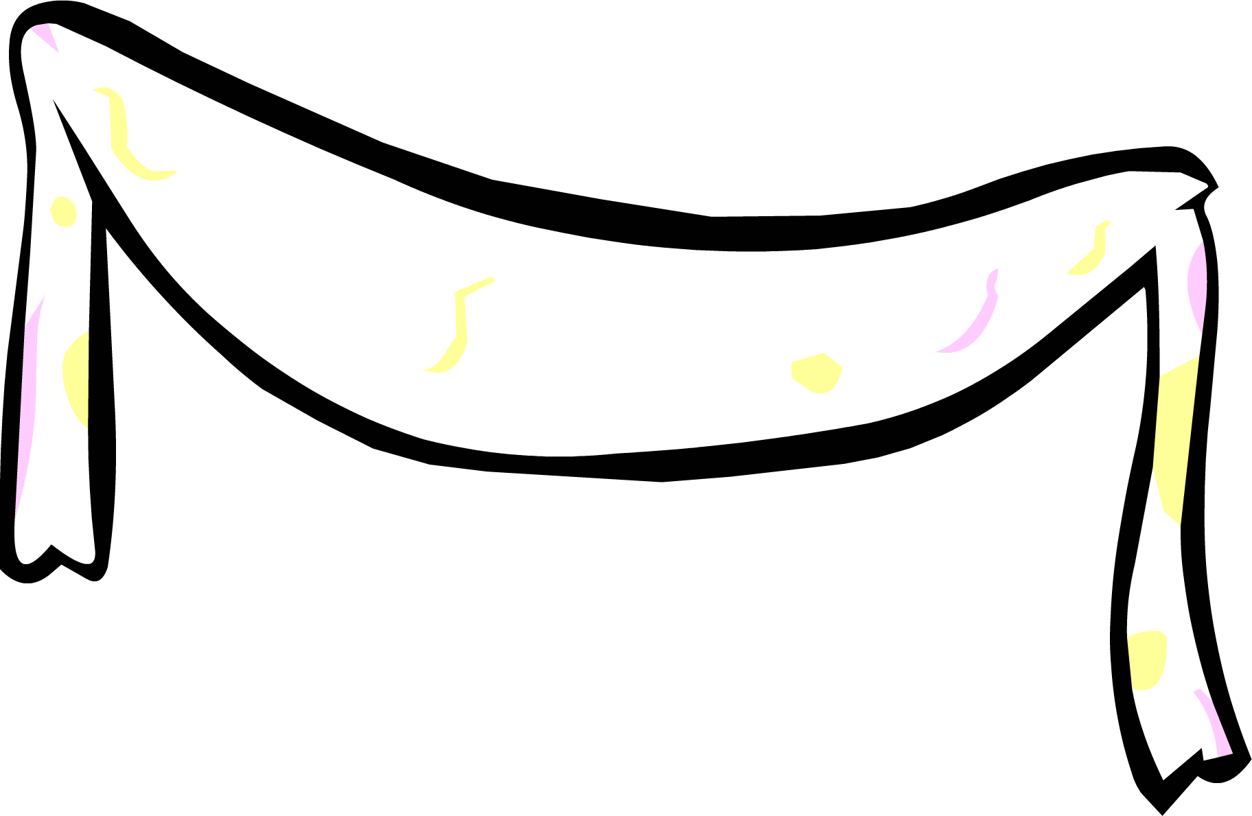 Party Banner Sprite 012 - Club Penguin Party Banner (1824x1189), Png Download