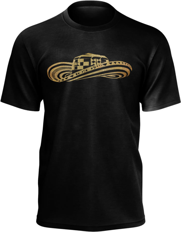 Sombrero Vueltiao In Gold Leaf - Fuze The Hostage Shirt (1024x1024), Png Download