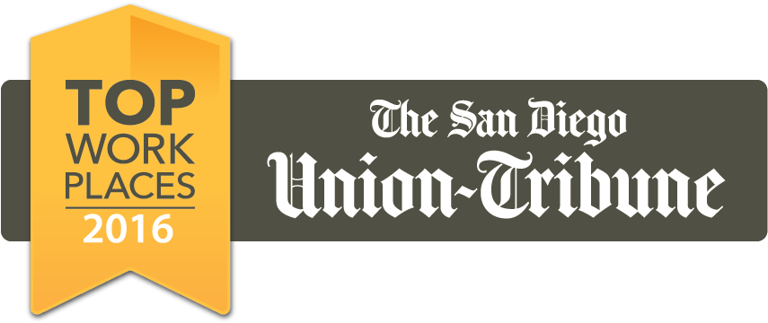 1st Place In Top Workplaces - Top Workplaces Union Tribune 2017 (854x411), Png Download