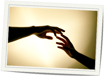 I Just Stumbled On An Article In Huff Po - Touching Hands (405x326), Png Download