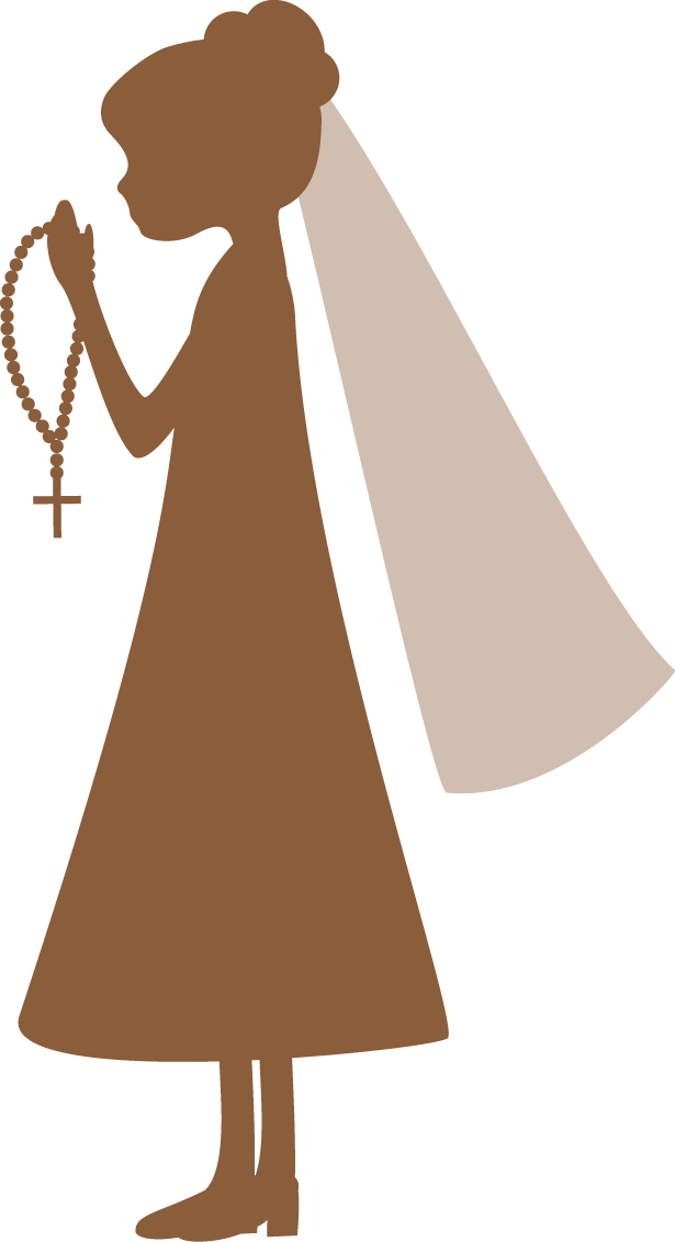 Communion Clip Art - Communion Girl Clip Art (615x1132), Png Download