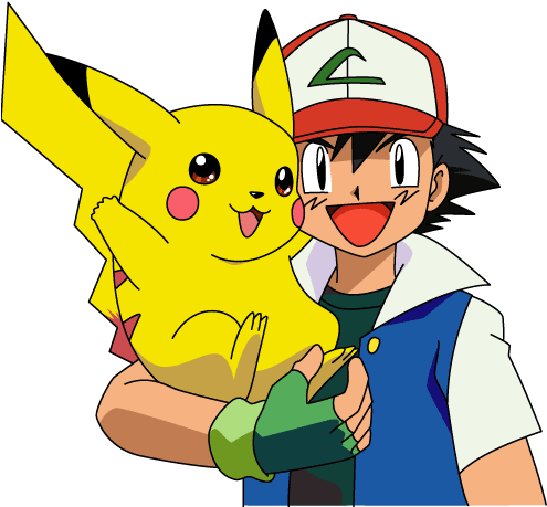 3 Aug - Pikachu Y Su Amigo (500x469), Png Download