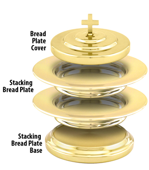Bio-khrome Bread Plate Cover (311x389), Png Download