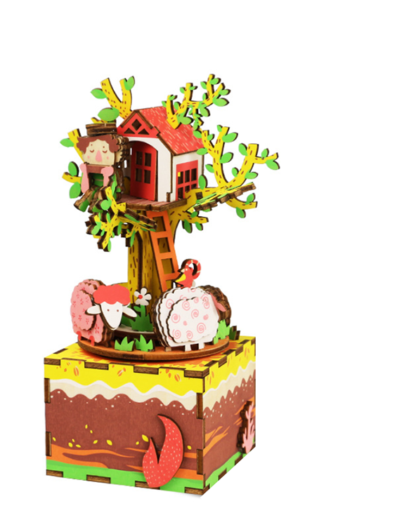 Download 3d Rotating Music Box Diy Kit - Diy Music Box Kit Singapore ...