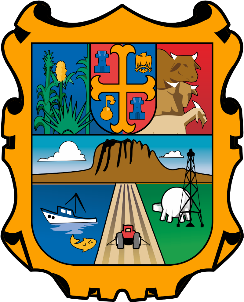 Escudo De Tamaulipas Logo Vector - Tamaulipas Flag (1600x1136), Png Download