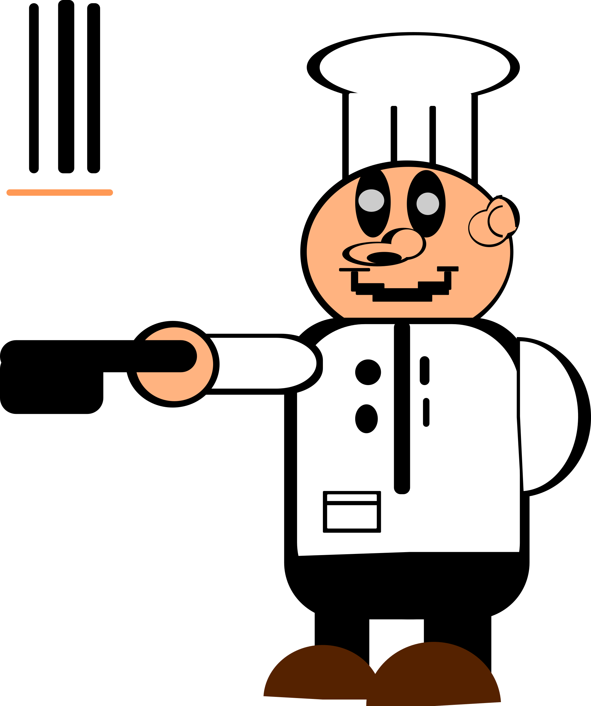 This Free Icons Png Design Of A Cook (2008x2400), Png Download