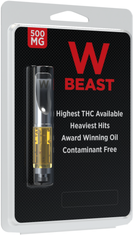 W Beast High Thc With Terpenes Vape Cartridge - Bud Man Oc Delivery (600x600), Png Download