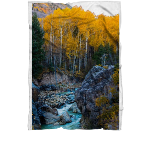 Yellow Creek Throw Blanket - Denver Colorado Hiking (500x500), Png Download