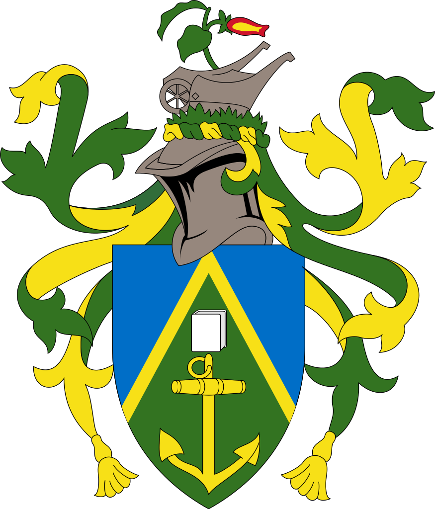 Flag Of Pitcairn Islands Coat Of Arms Of The Pitcairn - Pitcairn Coat Of Arms (875x1024), Png Download