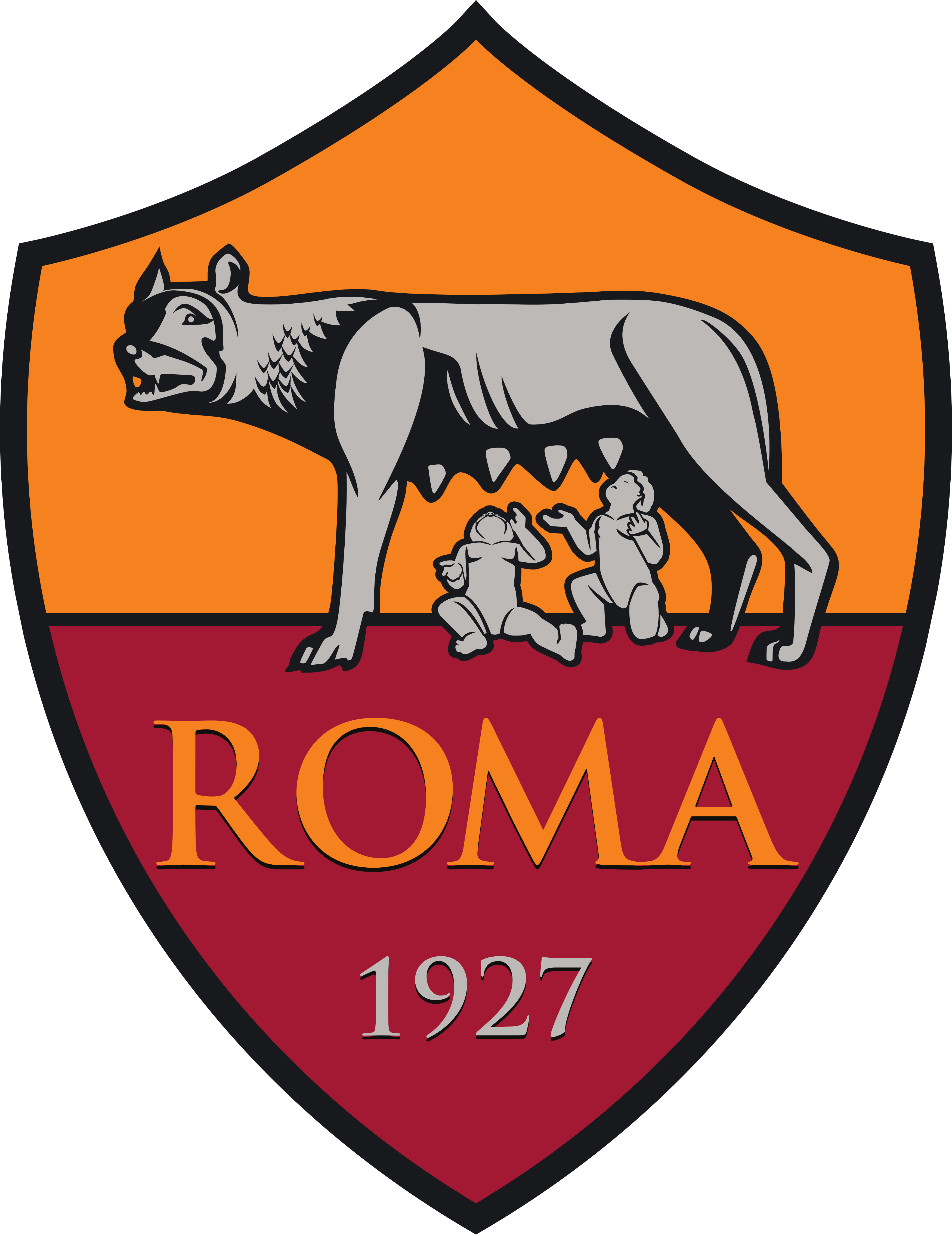 As Roma Logo Escudo - Roma Dream League Soccer 2018 (3500x4543), Png Download