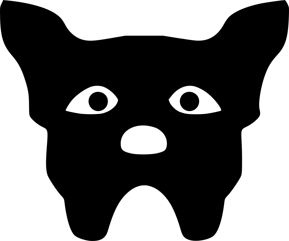 Clipart Free Stock Dog Png Icon Free Download Onlinewebfonts - Dog Mask Svg (980x820), Png Download