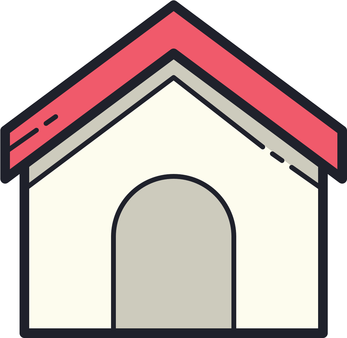Dog House Icon - Liège (1600x1600), Png Download