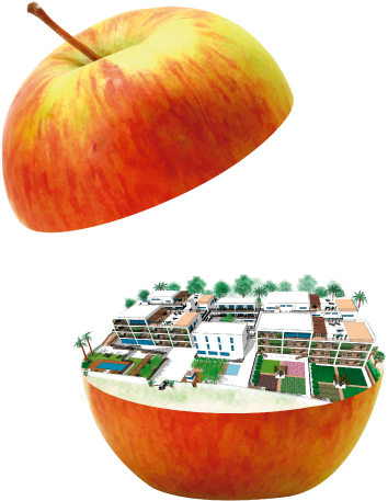 La Manzana Cohousing - Retirement Community (514x500), Png Download